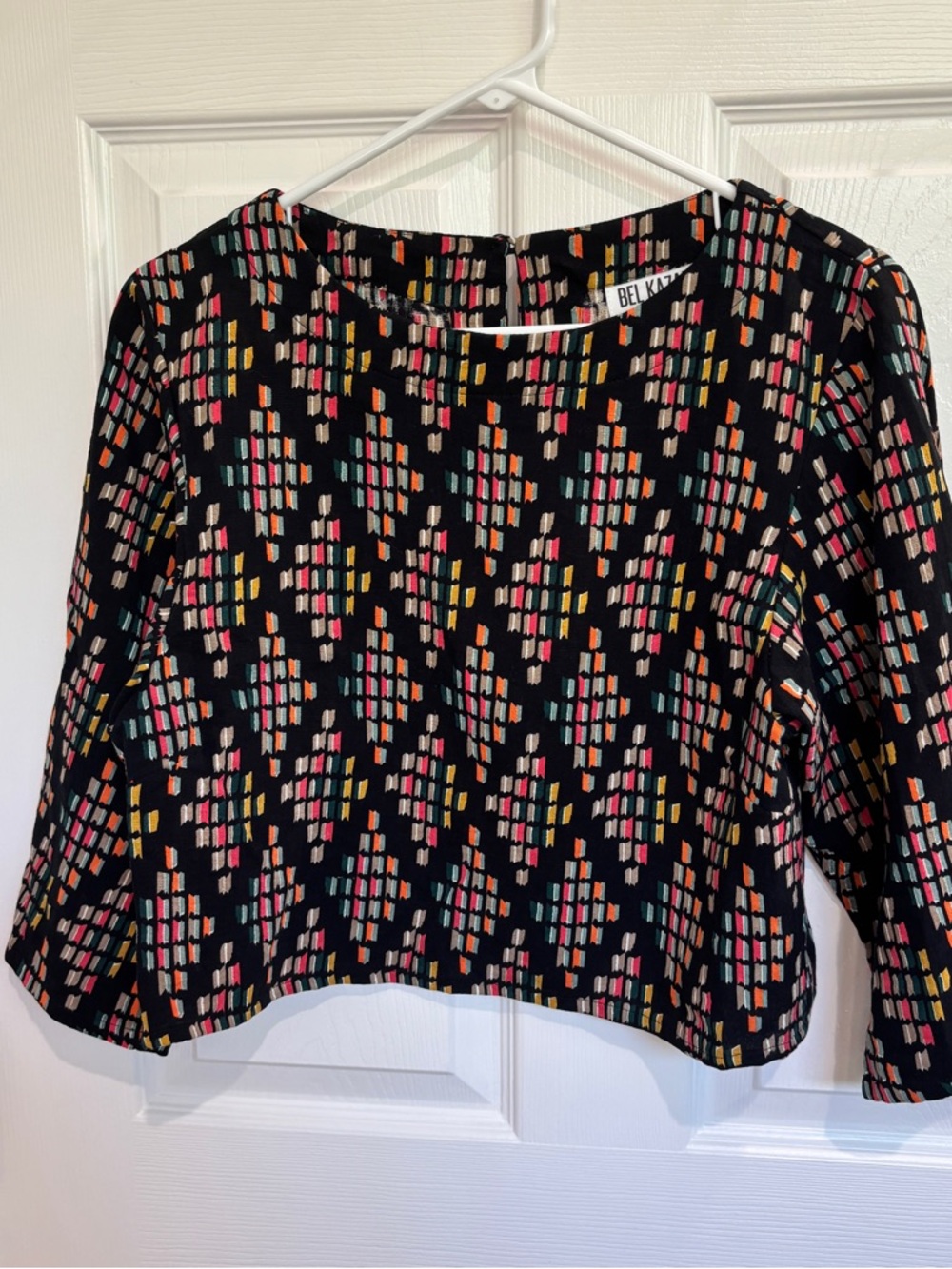 Anthropologie Bel Kazan printed top | Size L